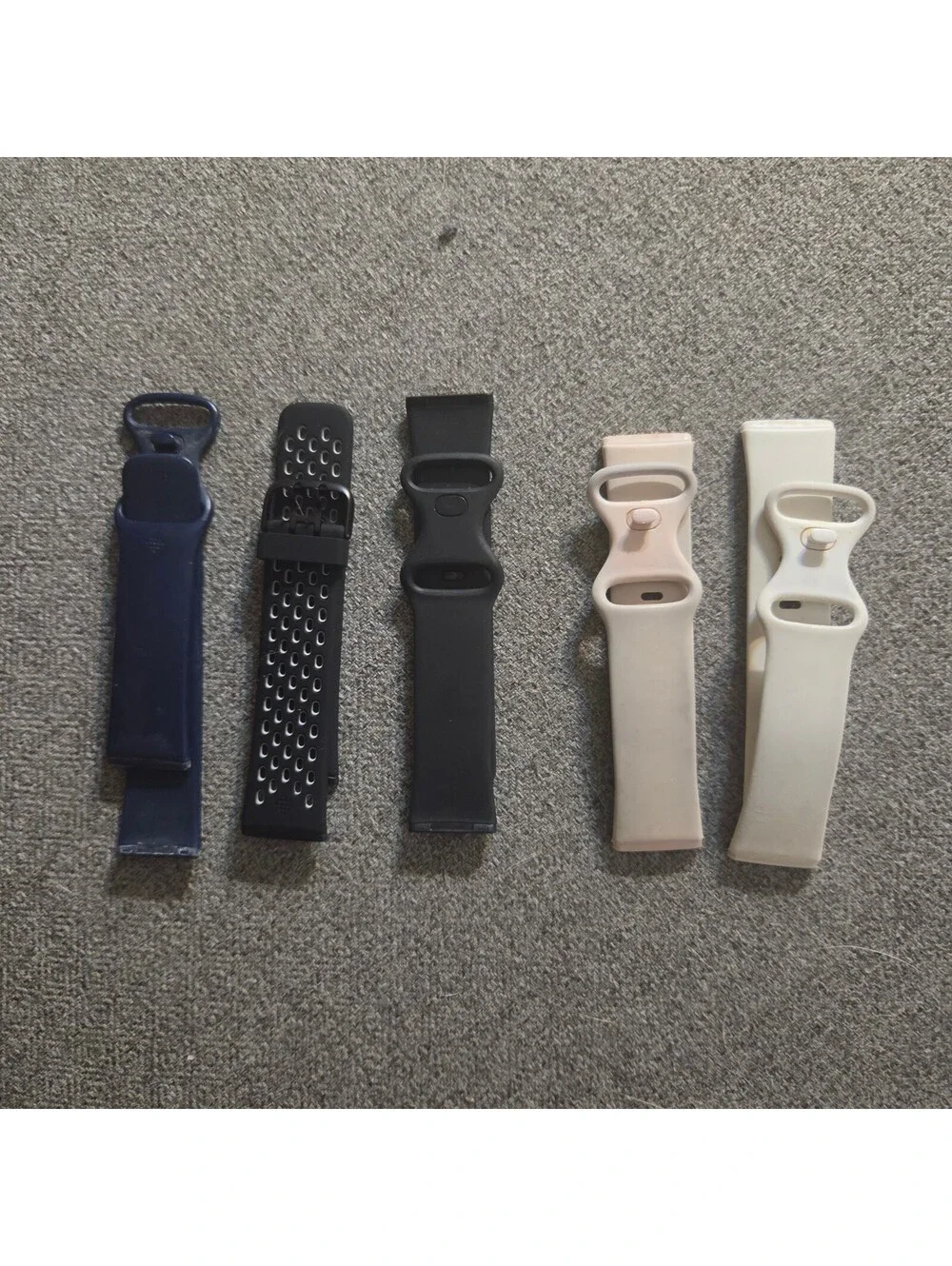 FitBit Versa 3 Replacement Watch Bands (5) and Charging Cables (2)